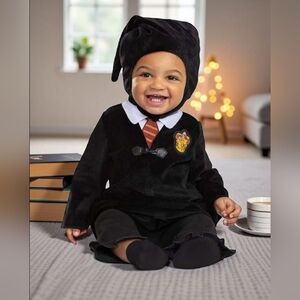 Black Wizard Costume for Kids
